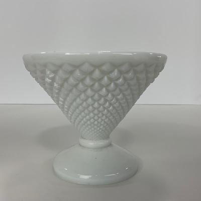 -232- GLASSWARE | Westmoreland Milk Glass | Compote