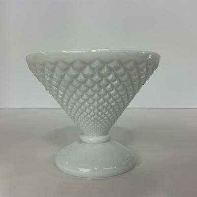 -232- GLASSWARE | Westmoreland Milk Glass | Compote