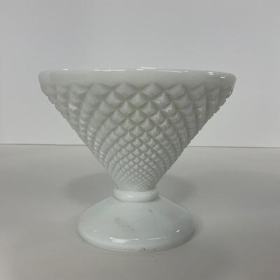 -232- GLASSWARE | Westmoreland Milk Glass | Compote