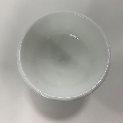 -233- GLASSWARE | Westmoreland Milk Glass Paneled Grape | Salt, Pepper, Covered Dish, & Creamer