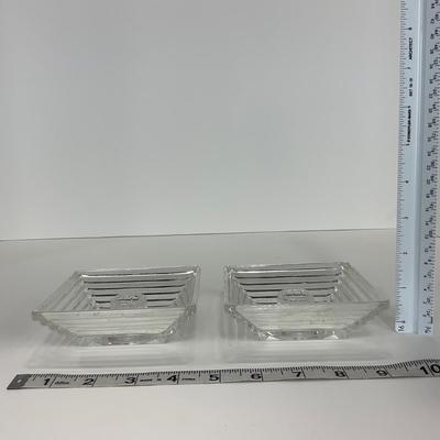 -237- GLASSWARE | Manhattan Anchor Hocking Glass Co. | Candlesticks