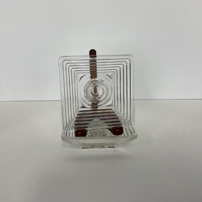 -237- GLASSWARE | Manhattan Anchor Hocking Glass Co. | Candlesticks
