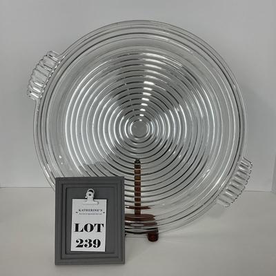-239- GLASSWARE | Manhattan Anchor Hocking Glass Co. | Tray