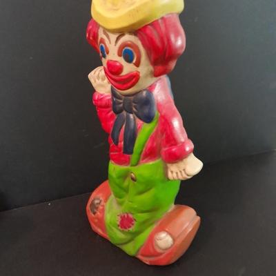 Vintage & Antique Fun and colorful Ceramic figures turnabout two face clown and Decorative Japan Pitcher