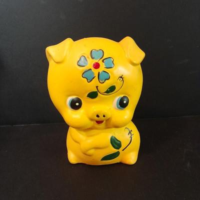 Vintage & Antique Fun and colorful Ceramic figures turnabout two face clown and Decorative Japan Pitcher
