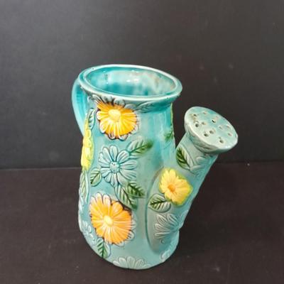 Vintage & Antique Fun and colorful Ceramic figures turnabout two face clown and Decorative Japan Pitcher