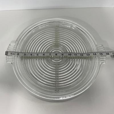 -241- GLASSWARE | Manhattan Anchor Hocking Glass Co. | Divided Tray