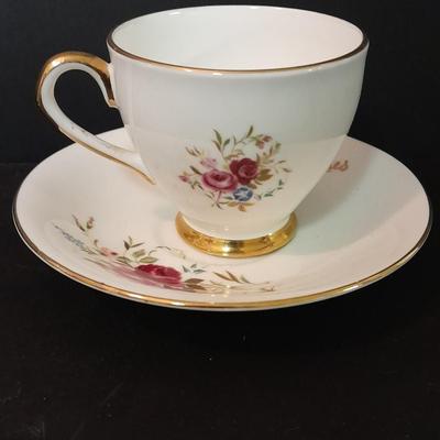 Lefton porcelain Angel, Teapot, Cup and saucer, and a silver-colored bell