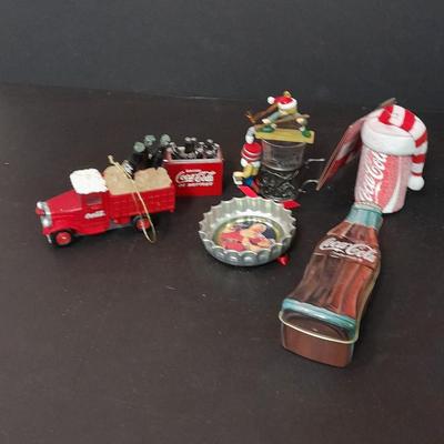 Collectible Coca Cola Decorations and tins