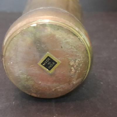 Brass Collectible Coca Cola bottle and Coca Cola collectible Tin