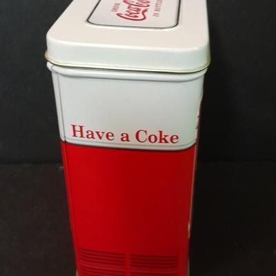 Brass Collectible Coca Cola bottle and Coca Cola collectible Tin