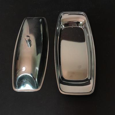 Vintage Lefton China cream pitcher, Sugar container, metal butter dish, vintage salt & pepper shakers and more