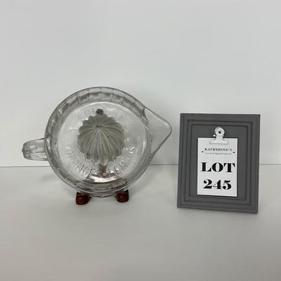 -245- GLASSWARE | Sunkist Oranges - Lemons Reamer