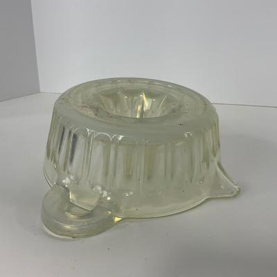 -247- GLASSWARE | Opalescent Large Orange Reamer