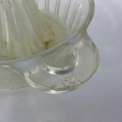 -247- GLASSWARE | Opalescent Large Orange Reamer