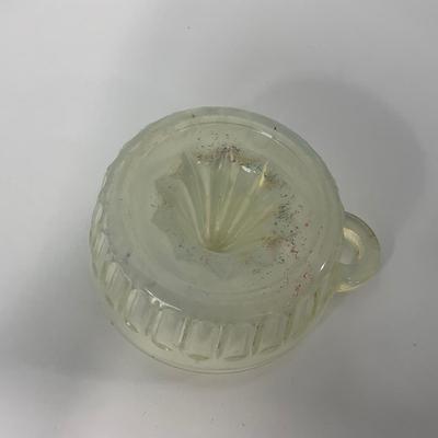 -247- GLASSWARE | Opalescent Large Orange Reamer