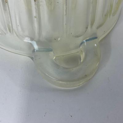 -247- GLASSWARE | Opalescent Large Orange Reamer