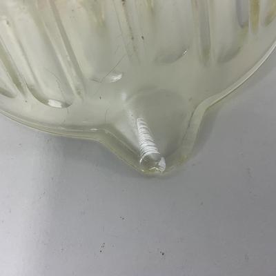 -247- GLASSWARE | Opalescent Large Orange Reamer