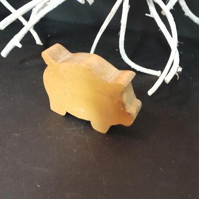 Collection of pigs! Tile Pig trivets, Clay pig bank, ceramic pig and more