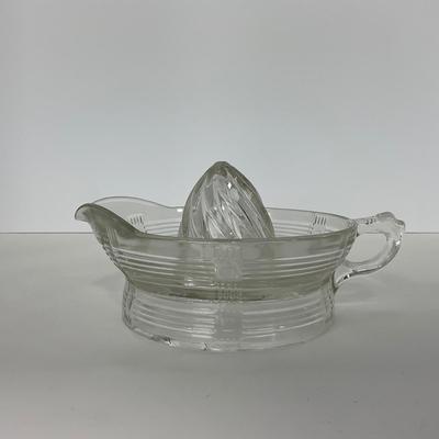 -248- GLASSWARE | Criss Cross Hazel Atlas Glass Co. | Reamers