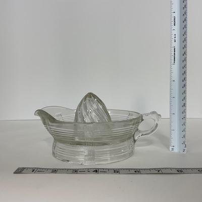 -248- GLASSWARE | Criss Cross Hazel Atlas Glass Co. | Reamers