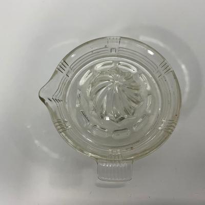 -248- GLASSWARE | Criss Cross Hazel Atlas Glass Co. | Reamers