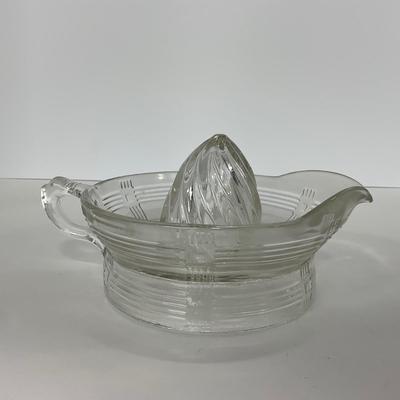 -248- GLASSWARE | Criss Cross Hazel Atlas Glass Co. | Reamers
