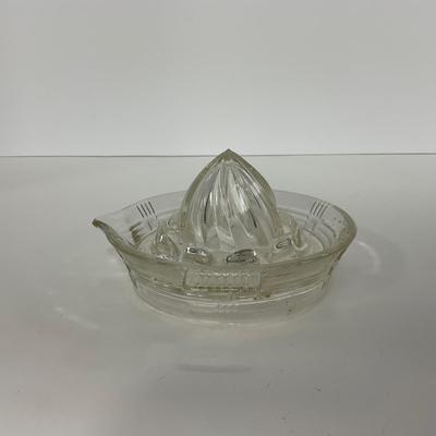 -248- GLASSWARE | Criss Cross Hazel Atlas Glass Co. | Reamers