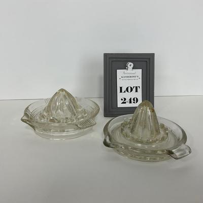 -249- GLASSWARE | Cross Cross Hazel Atlas Glass Co. | Reamers