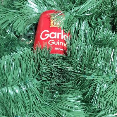 New Christmas Garland, basket, wreath, and other Christmas Decorations