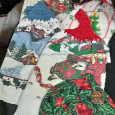 New Christmas Garland, basket, wreath, and other Christmas Decorations