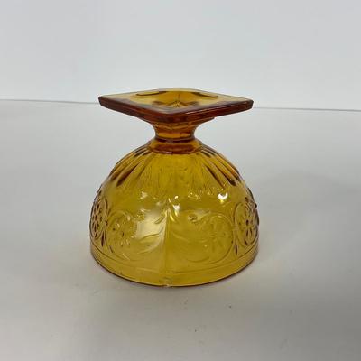 -254- GLASSWARE | Amber Daisy Indiana Glass Co. | Sherbets