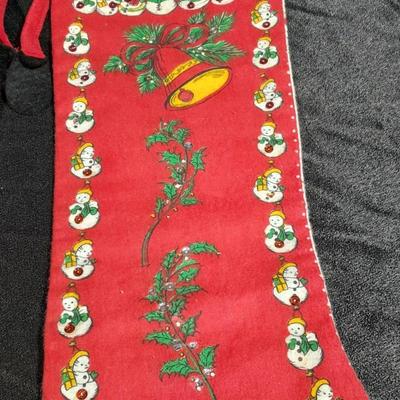 Vintage Christmas felt stockings, Bear lights, vintage ornaments and more