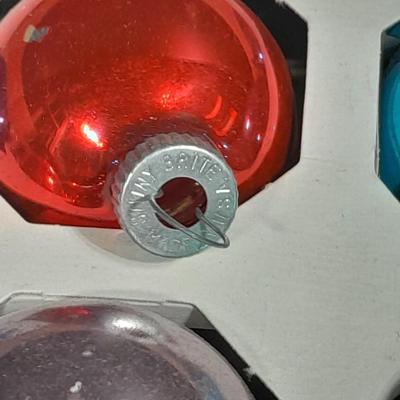 Vintage Shiny Brite Glass Christmas Ornaments / bulbs