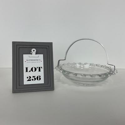-256- GLASSWARE | Lariat Heisey Glass Co. | Basket