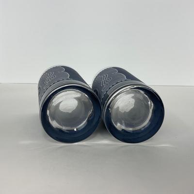 -259- GLASSWARE | Currier & Ives Old Mill Dark Blue | Drinking Glasses