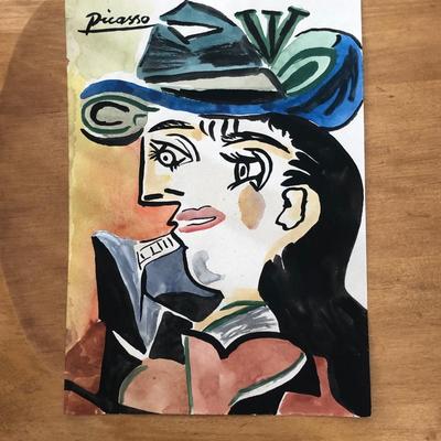 Original Art Painting Pablo Picasso