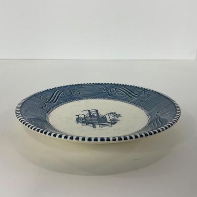-267- GLASSWARE | Currier & Ives | Cups & Saucers