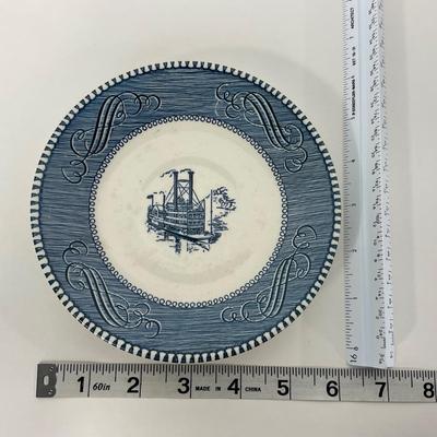 -267- GLASSWARE | Currier & Ives | Cups & Saucers