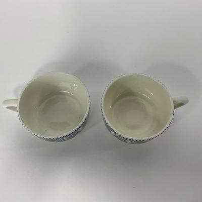 -267- GLASSWARE | Currier & Ives | Cups & Saucers