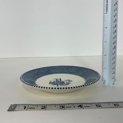 -267- GLASSWARE | Currier & Ives | Cups & Saucers