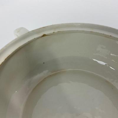 -268- GLASSWARE | Currier & Ives | Covered Casserole Dish