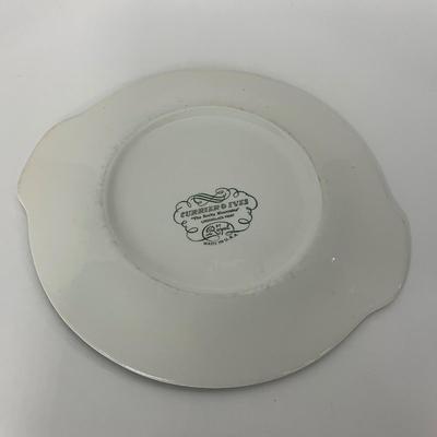 -269- GLASSWARE | Currier & Ives Two Handled Platters