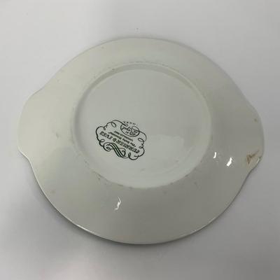 -269- GLASSWARE | Currier & Ives Two Handled Platters
