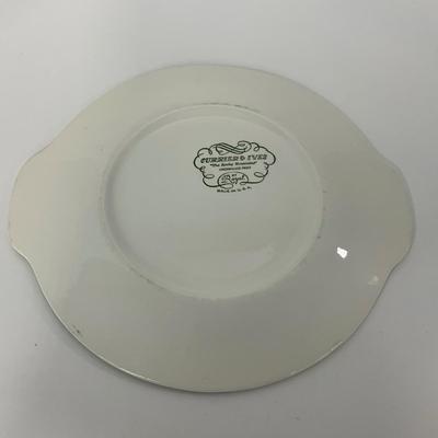 -269- GLASSWARE | Currier & Ives Two Handled Platters