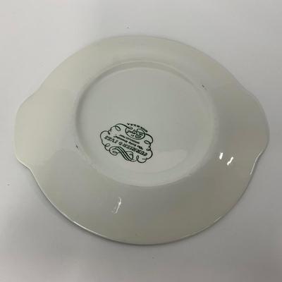 -269- GLASSWARE | Currier & Ives Two Handled Platters