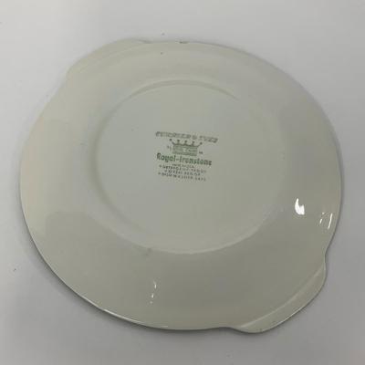 -269- GLASSWARE | Currier & Ives Two Handled Platters