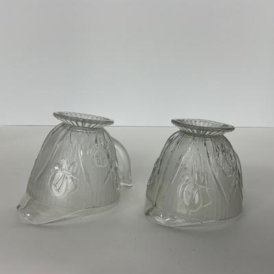 -274- GLASSWARE | Iris & Herringbone Jeanette Glass Co. | Creamers , Sugar, & Sherbet