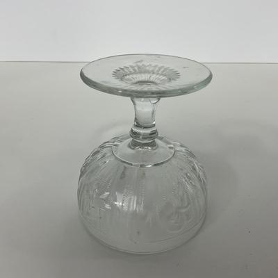 -274- GLASSWARE | Iris & Herringbone Jeanette Glass Co. | Creamers , Sugar, & Sherbet