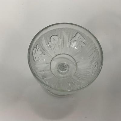 -274- GLASSWARE | Iris & Herringbone Jeanette Glass Co. | Creamers , Sugar, & Sherbet